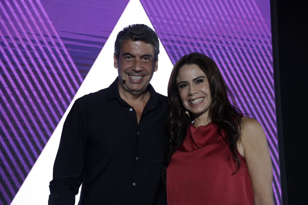 Arturo Elias Ayub and Paola Rojas at Ahern Event